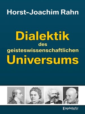 cover image of Dialektik des geisteswissenschaftlichen Universums